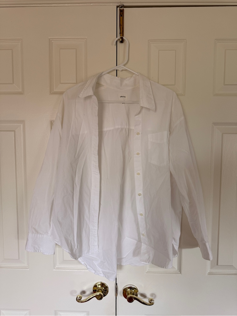 Classic White Button-Up Women's Shirt